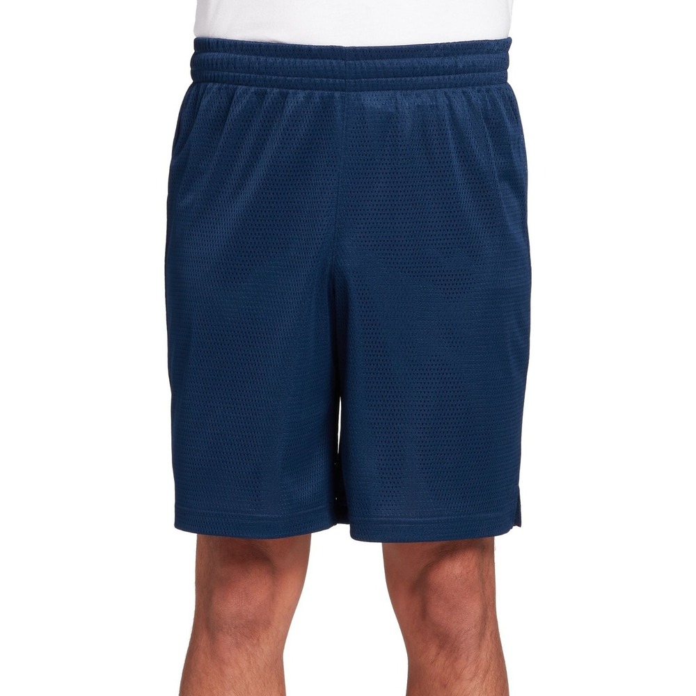 DSG Men's Pocketless Mesh Shorts, XXXL, Blue